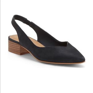 Lucky Brand 🍀 Slingback Leather Caedmon Low Heel